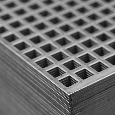 tole, perforee, acier, noir