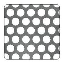 tole, perforee, acier, noir